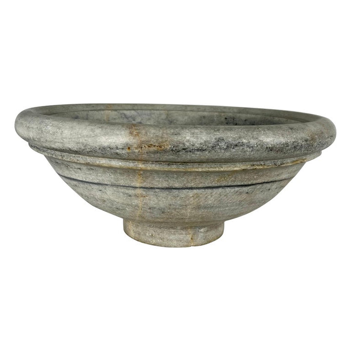 Italian Round Limestone Sink-Early 20th Century