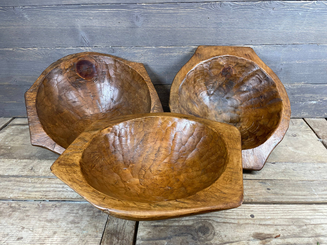 Chubby Dough Bowl-WH-Wood-14-16 in Wide-Waxed-Chubby-SALE