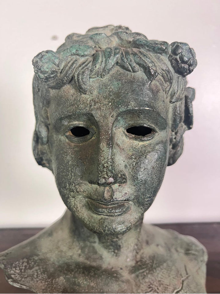 19th C. French Bronze Head of a Boy