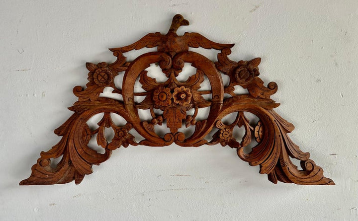 19th C. French Provincial Carving w/ Bird