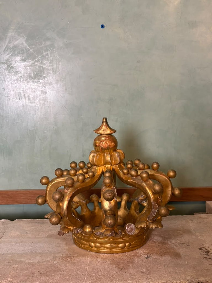 18th Century Spanish Colonial Santos Crown