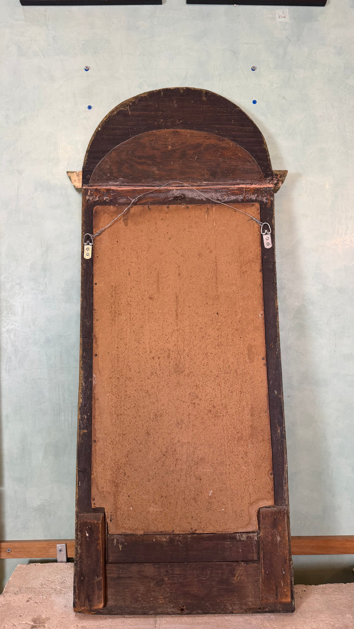 18th Century Italian Apothecary Tabernacle Mirror - Caduceus of Mercury with Cornucopia
