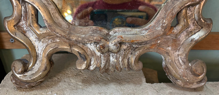 18th Century Venetian Rococo Cartouche Mirror