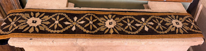 Antique 18th Century Ecclesiastical Textile - Gold and Silver Metallic Embroidery