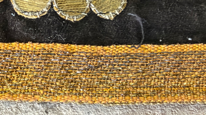Antique 18th Century Ecclesiastical Textile - Gold and Silver Metallic Embroidery
