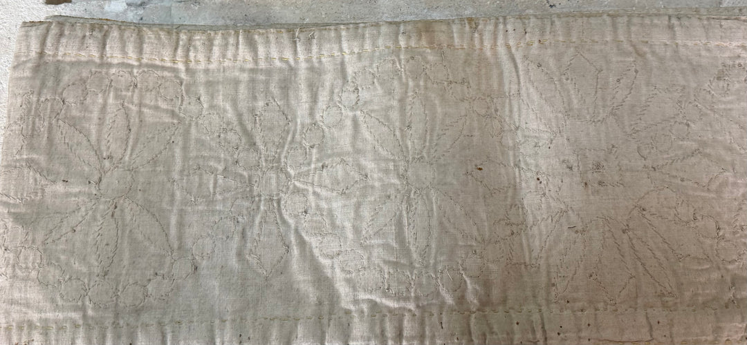 Antique 18th Century Ecclesiastical Textile - Gold and Silver Metallic Embroidery