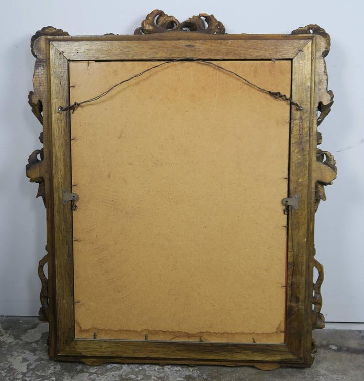 19th Century Italian Gilt Wood Mirror