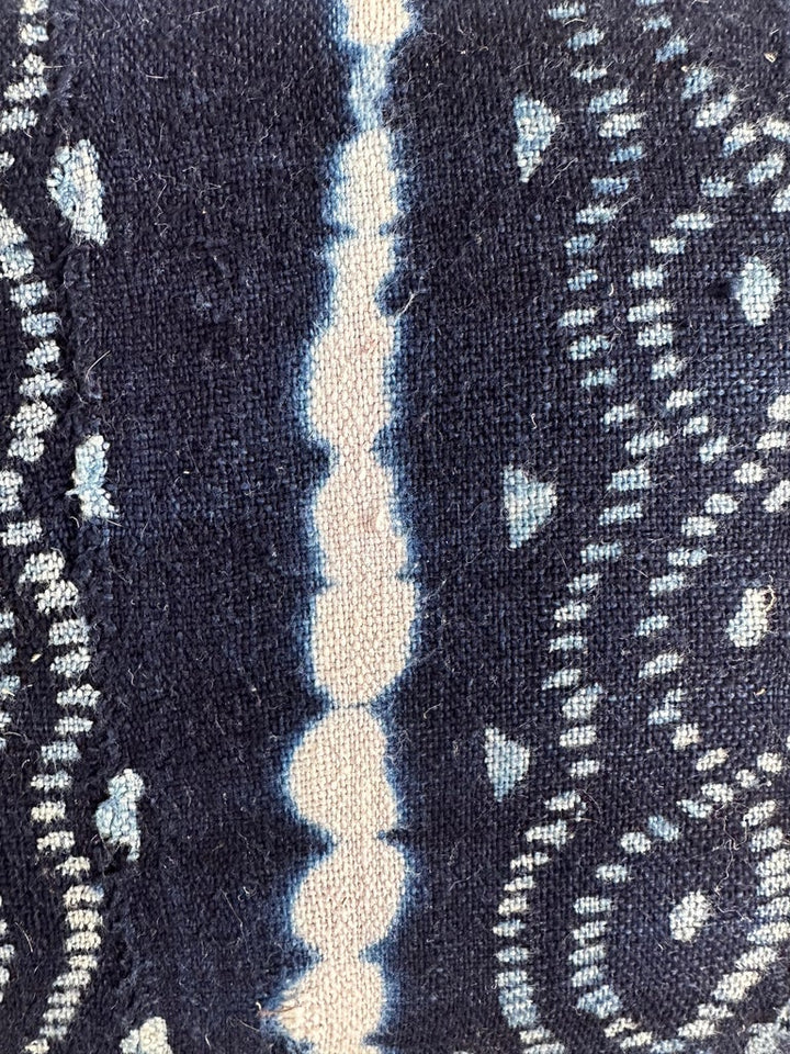 Indigo Tribal Textile Decorative Pillow