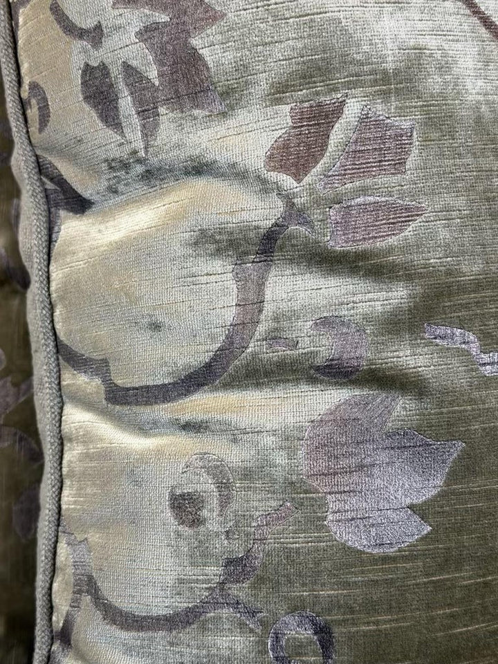 Pair of Stenciled Nomi Velvet Pillows