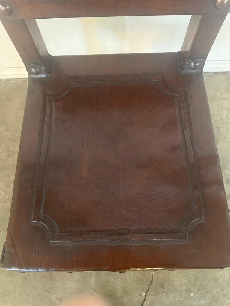 Set of eight Spanish Renaissance Revival Dining Chairs