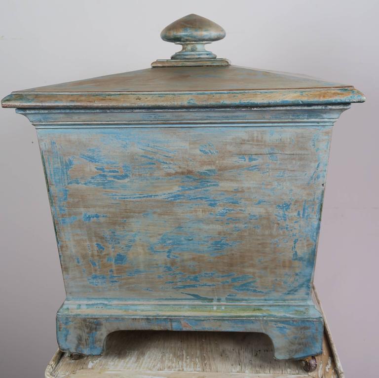 19th Century English Painted Wine Cooler