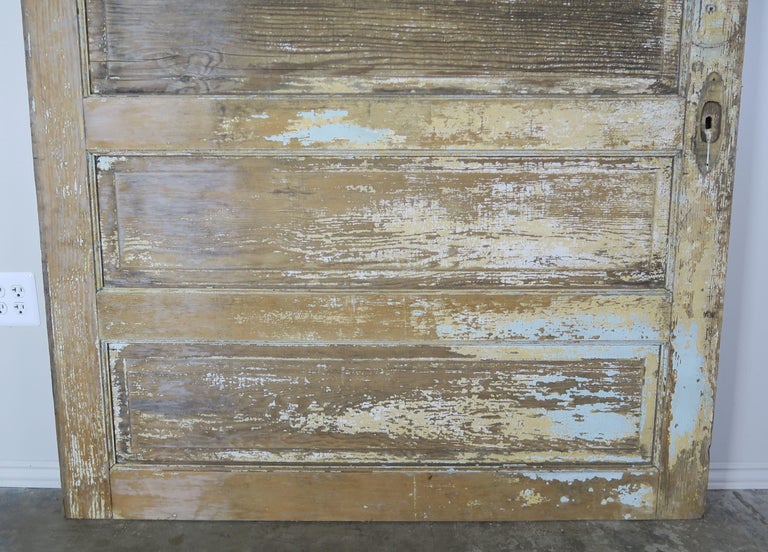 19th Century French Painted Barn Door