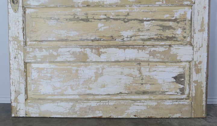 19th Century French Painted Barn Door