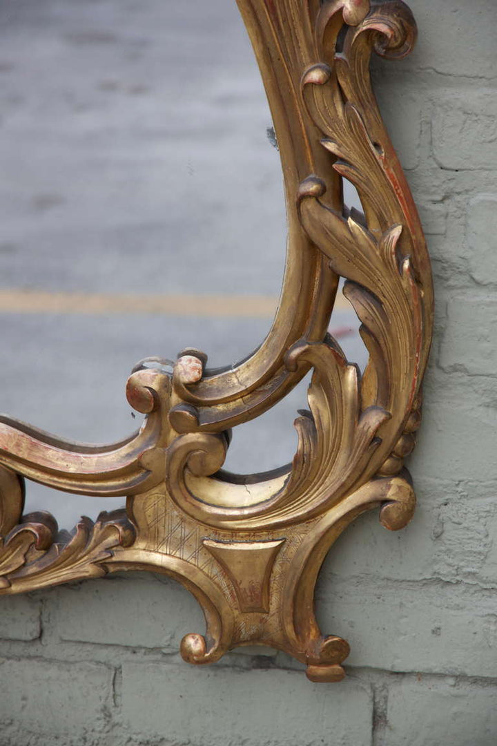 Italian Rococo Style Giltwood Mirror