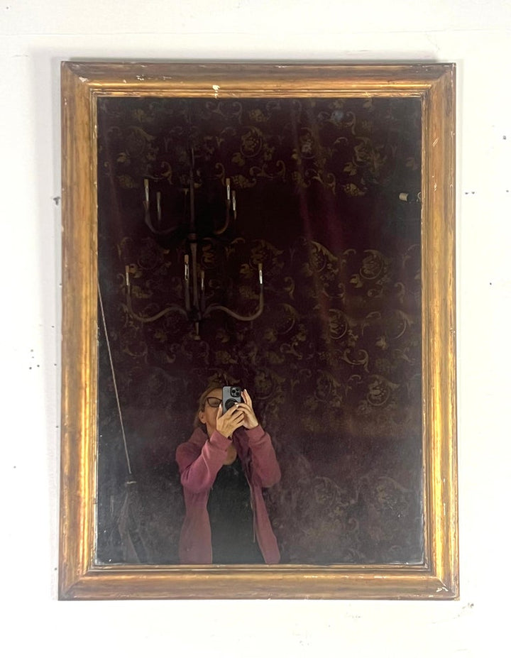 19th C. French Gold Leaf Mirror