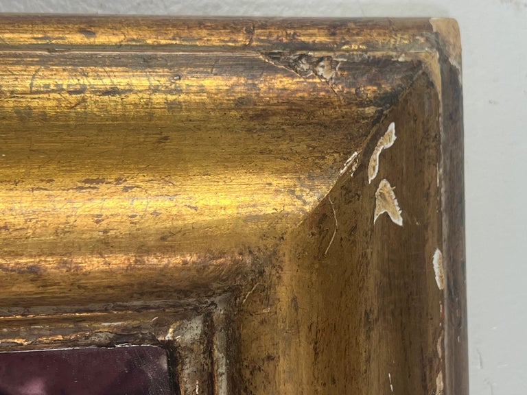 19th C. French Gold Leaf Mirror