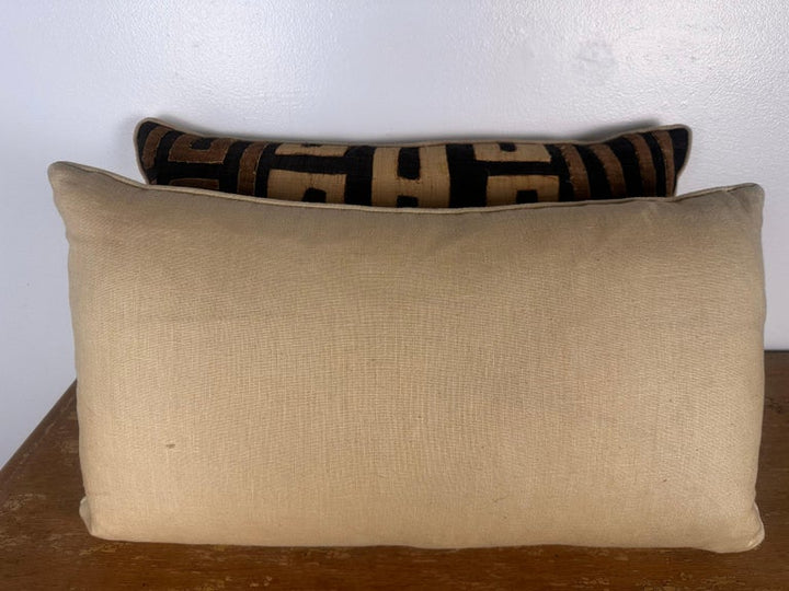 Pair of African Cuba Cloth Pillows