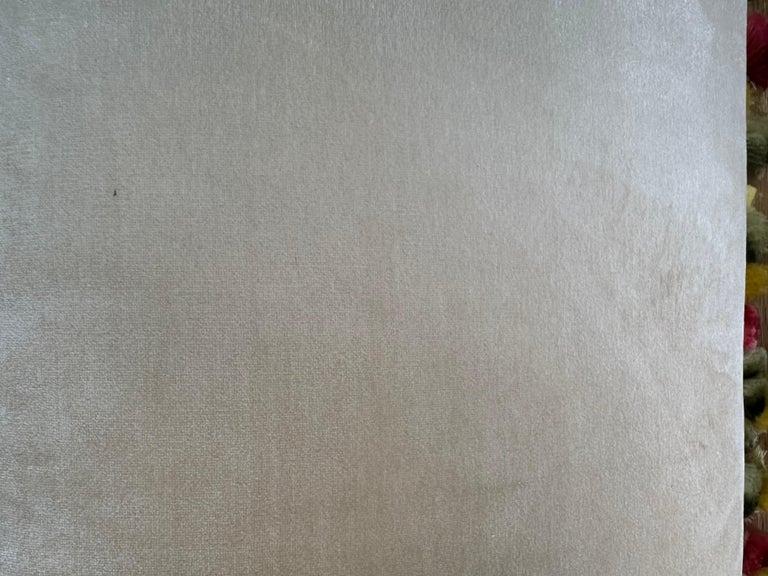 Silk Velvet Appliqued Pillow by Melissa Levinson