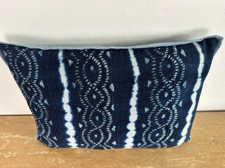 Indigo Tribal Textile Decorative Pillow