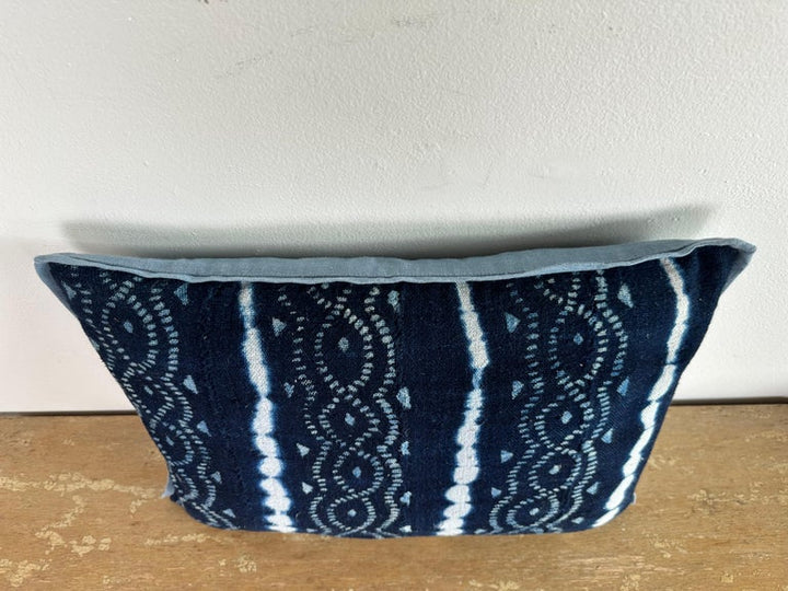 Indigo Tribal Textile Decorative Pillow