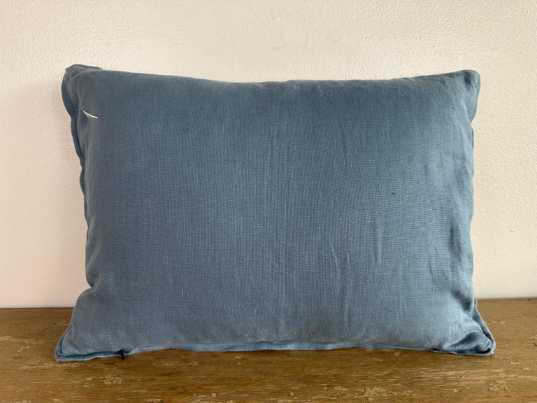 Indigo Tribal Textile Decorative Pillow