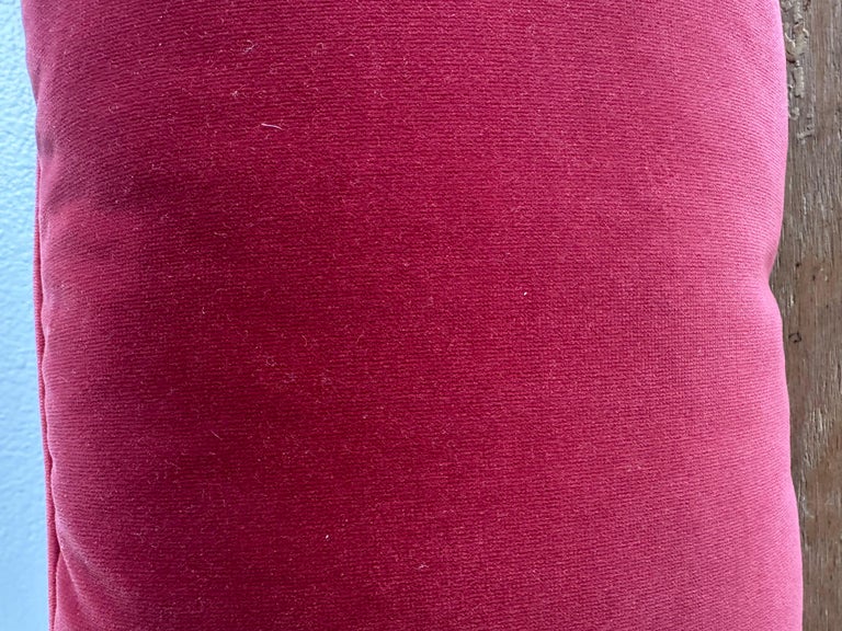 Fortuny Textile Pillow with Jeweled Velvet Back