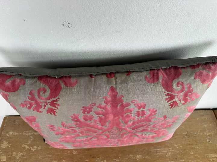 Custom Fortuny Cotton and Silk Decorative Pillow