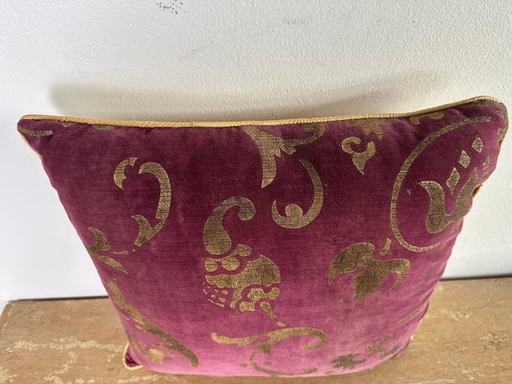 Nomi Stenciled Velvet Pillow