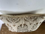 Hand Stenciled Linen Pillow