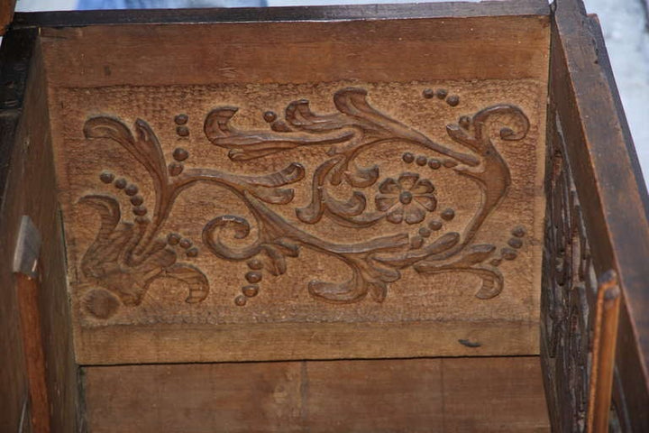 Italian Baroque Carved Walnut Cassone