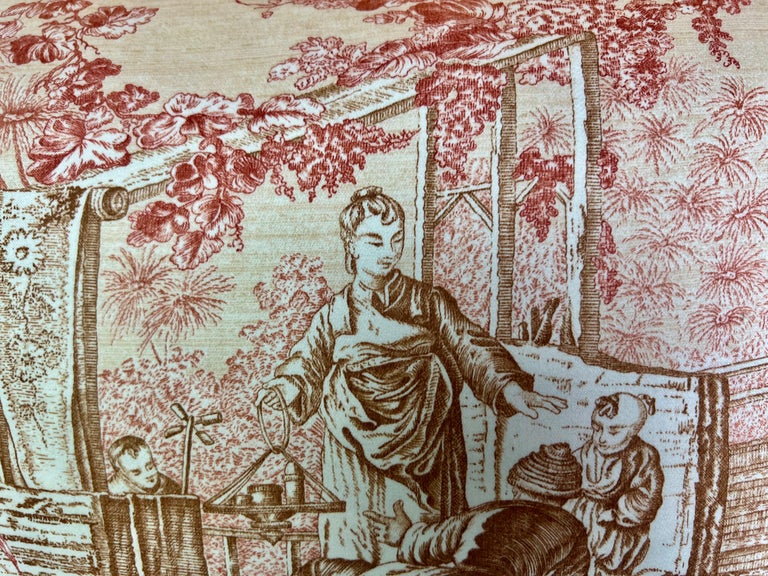 Pair of Chinoiserie Style Pindler & Pindler Textile Pillows