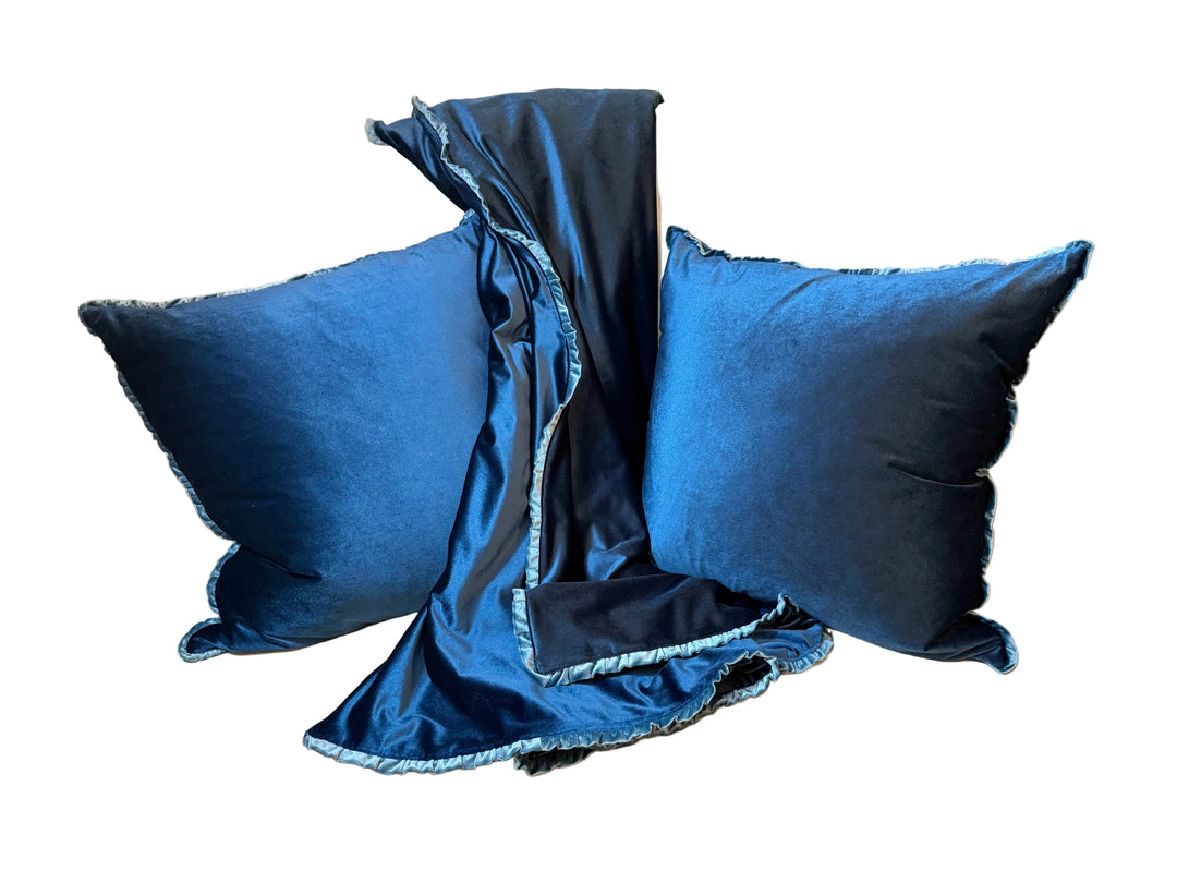 Silk Velvet Heirloom Throw by Miamar Home