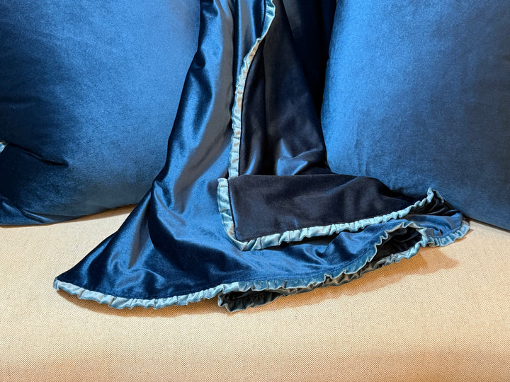 Silk Velvet Heirloom Throw by Miamar Home