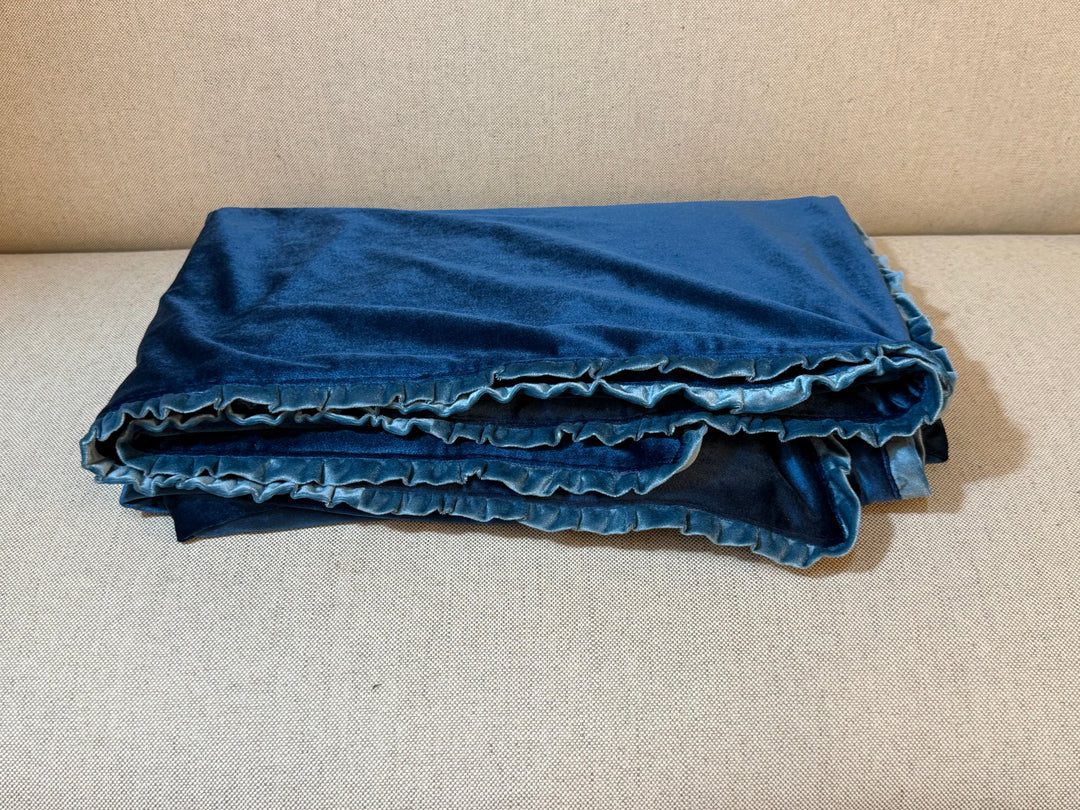 Silk Velvet Heirloom Throw by Miamar Home