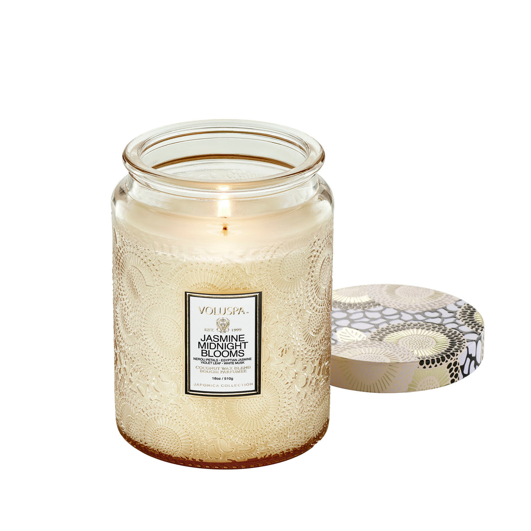 Voluspa Jasmine Midnight Blooms Candle
