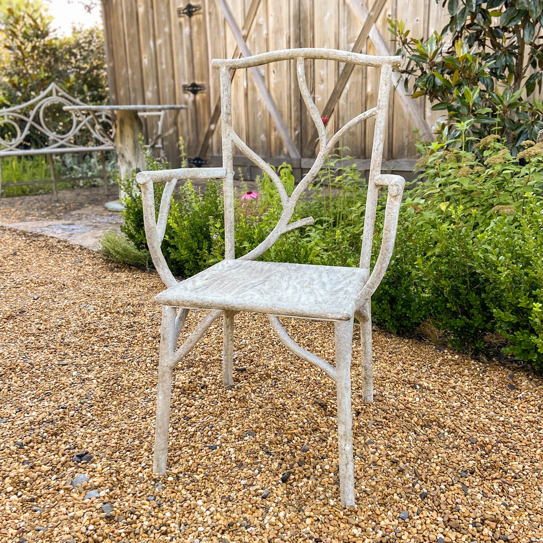 Faux Bois Arm Chair