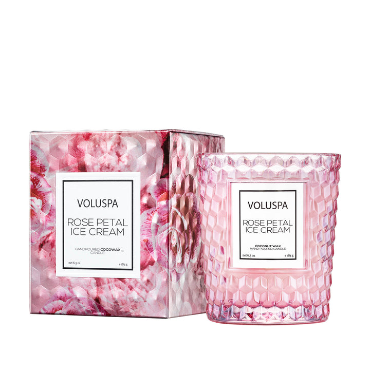 Voluspa Rose Petal Ice Cream Candle