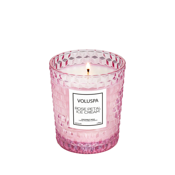 Voluspa Rose Petal Ice Cream Candle