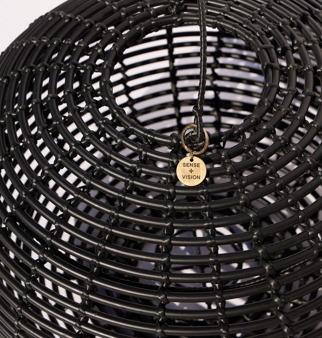 Round Black Lantern