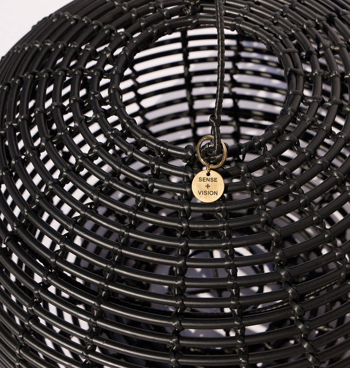 Round Black Lantern