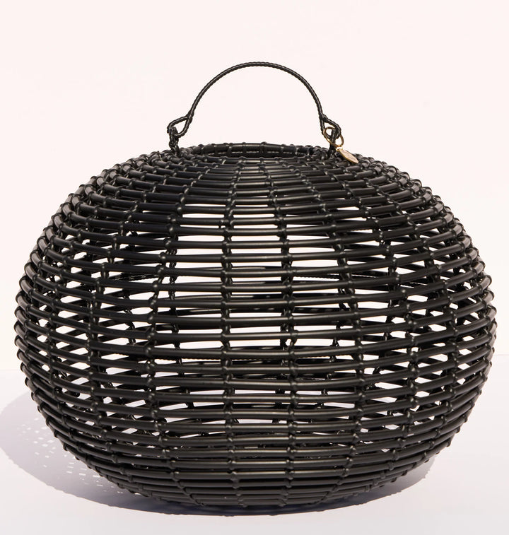 Round Black Lantern