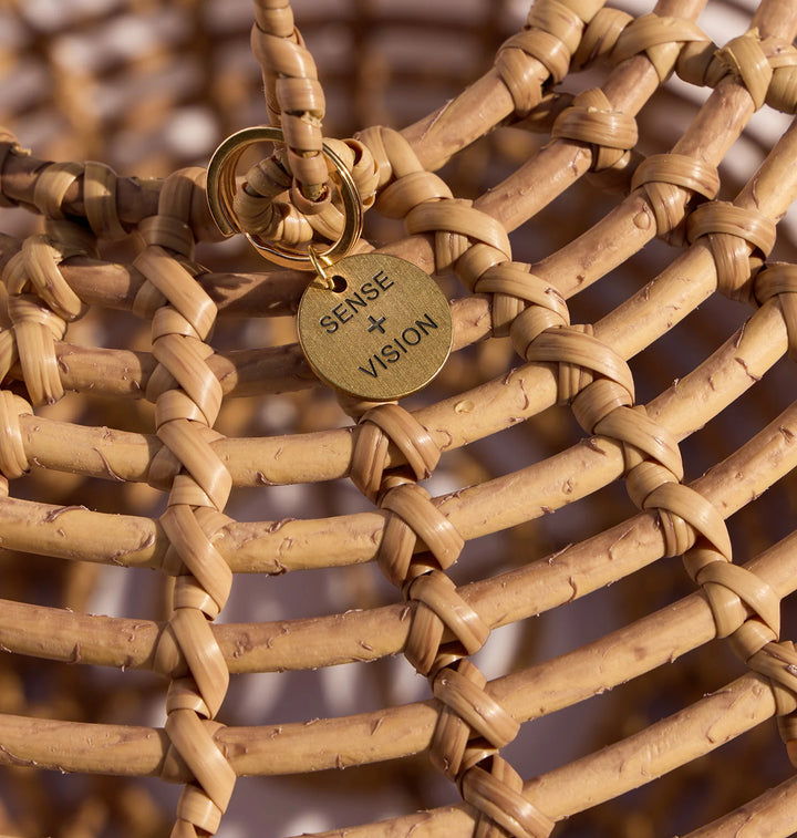 Round Natural Lantern