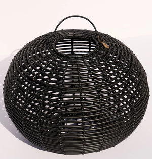 Round Black Lantern