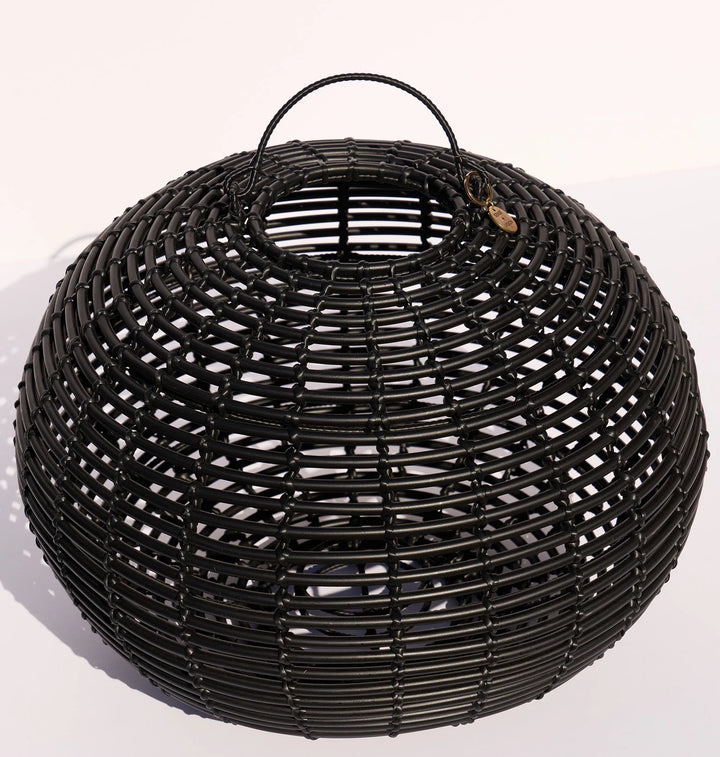 Round Black Lantern