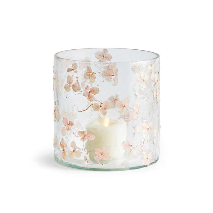 Petite Blossoms Hurricane Candle Holder