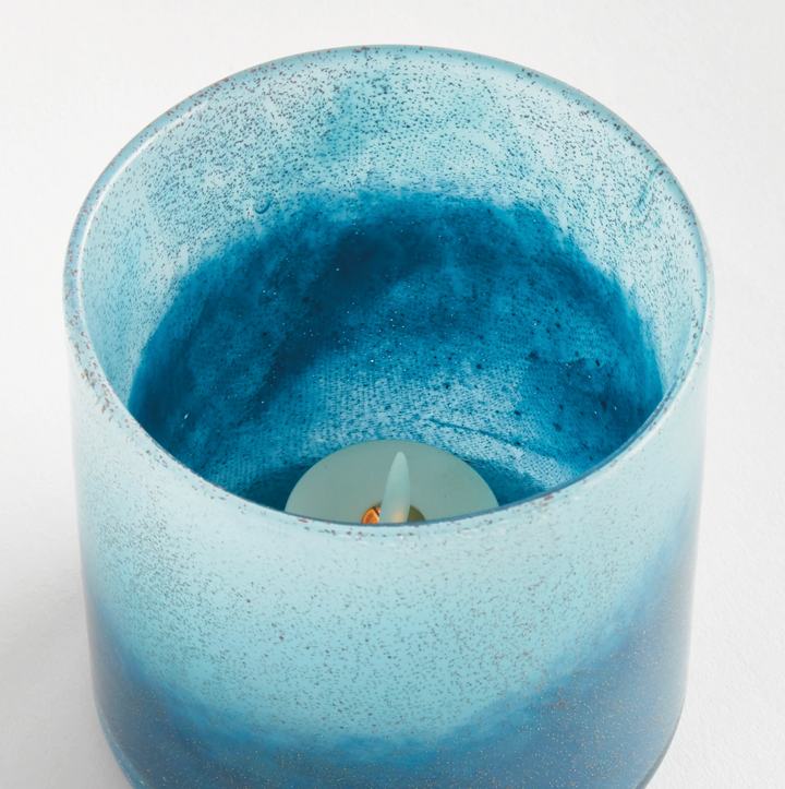Barclay Butera Del Mar Glass Hurricane Candle Holder