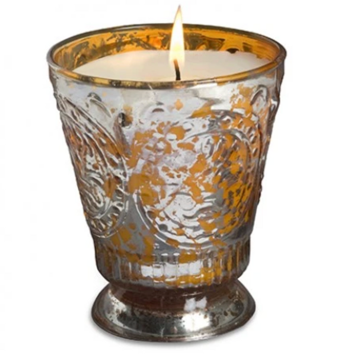 Grapefruit Pine Fleur de Lys Candle in Tangerine Tumbler
