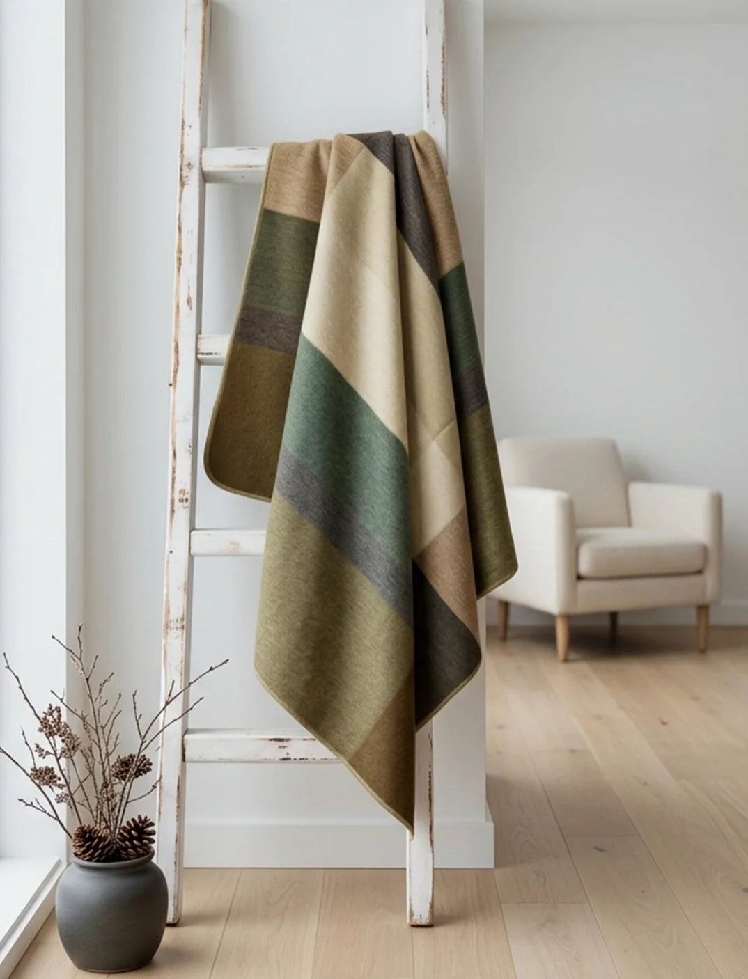 Alpaca Throw Blanket - Sandbar