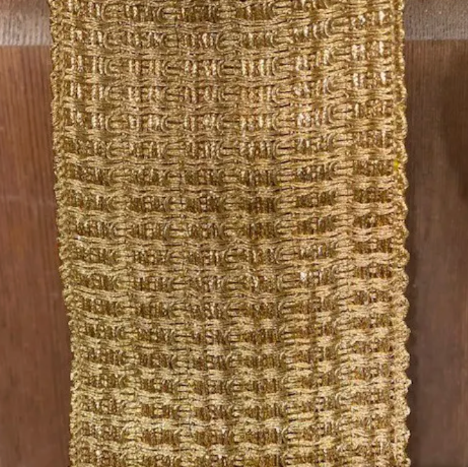 Gold Metallic Braid Wire Trim