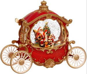 Musical Carriage with Santa